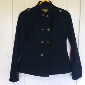 Military style wool coat size medium